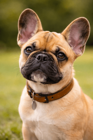 Francia bulldog rövid orrú arckifejezés