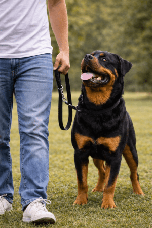Rottweiler felelős gazdával