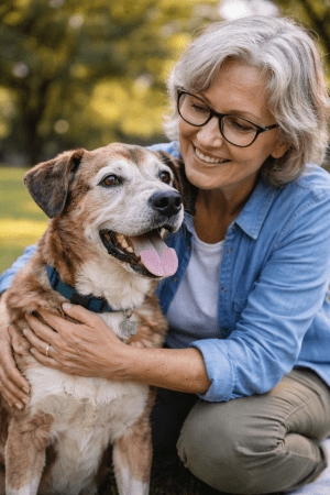 Idős kutya örökbefogadása
